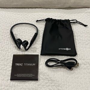 Aftershokz Trekz Titanium Wireless Bone Conduction Headphones - Size: Mini